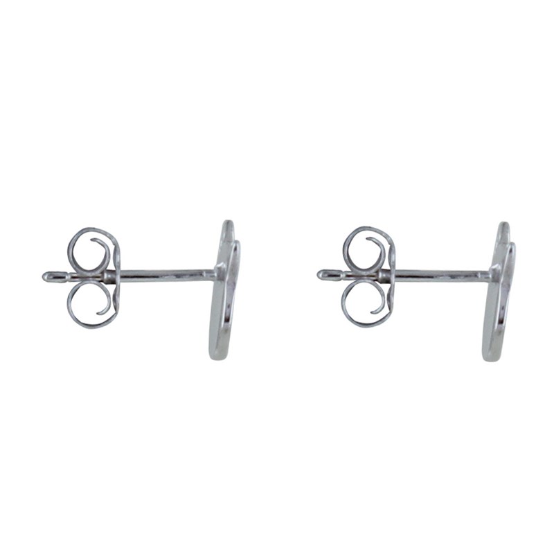 Boucles d'Oreilles Argent Tête de Chat