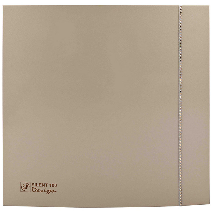 Aérateur ultra silencieux S&P Silent Design 100 CZ Champagne Swarovski ø100 mm