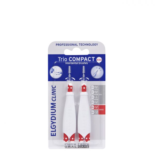 Elgydium Trio Compact Escovilhões Largos 6 Unidades