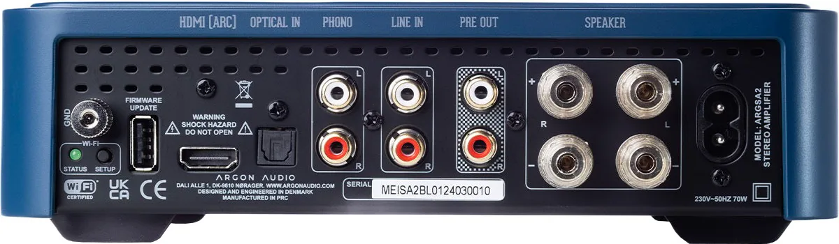 Argon Audio SA2 Bleu Amplis hi-fi stéréo