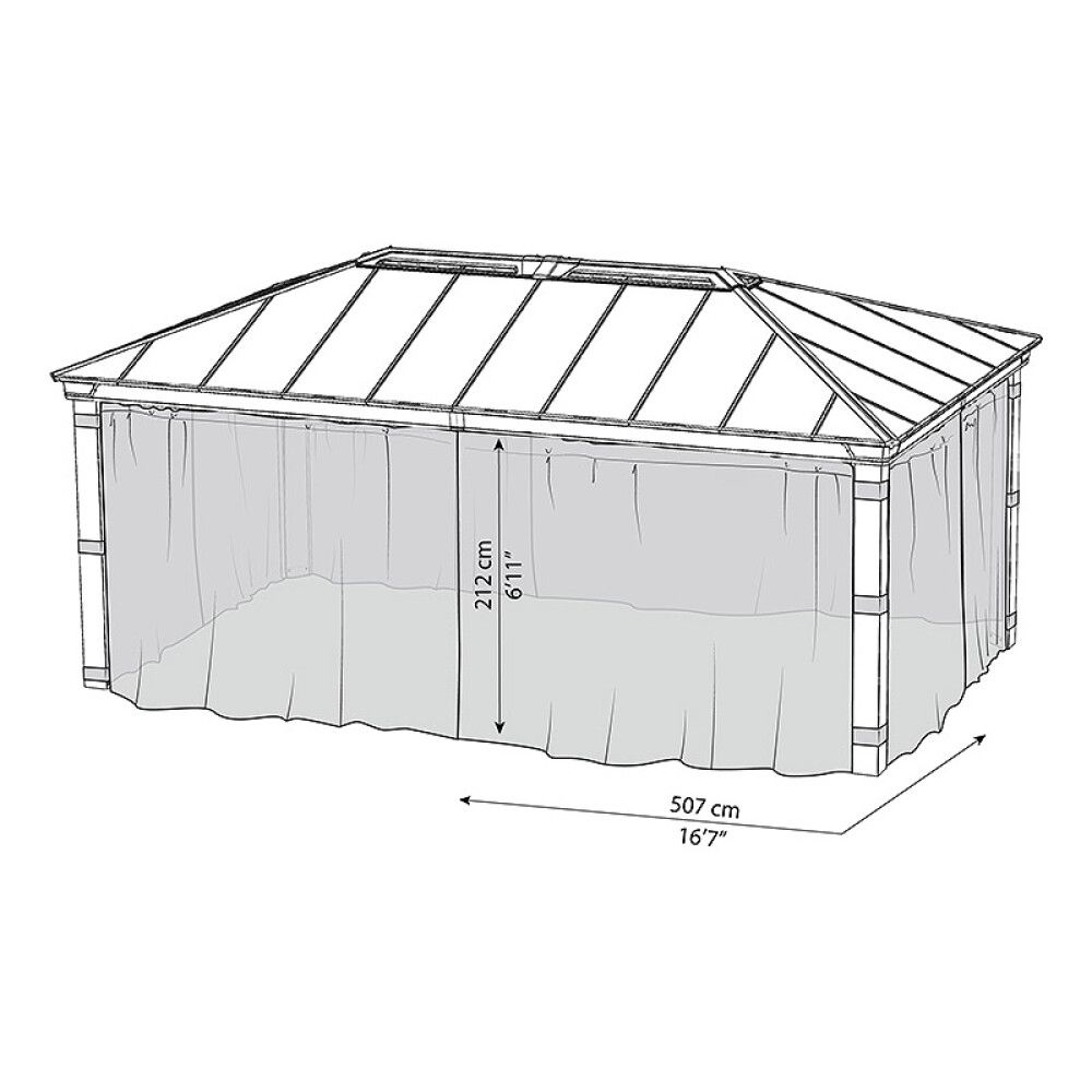 MYGGNETT CANOPIA TIL DALLAS HARDTOP 6100