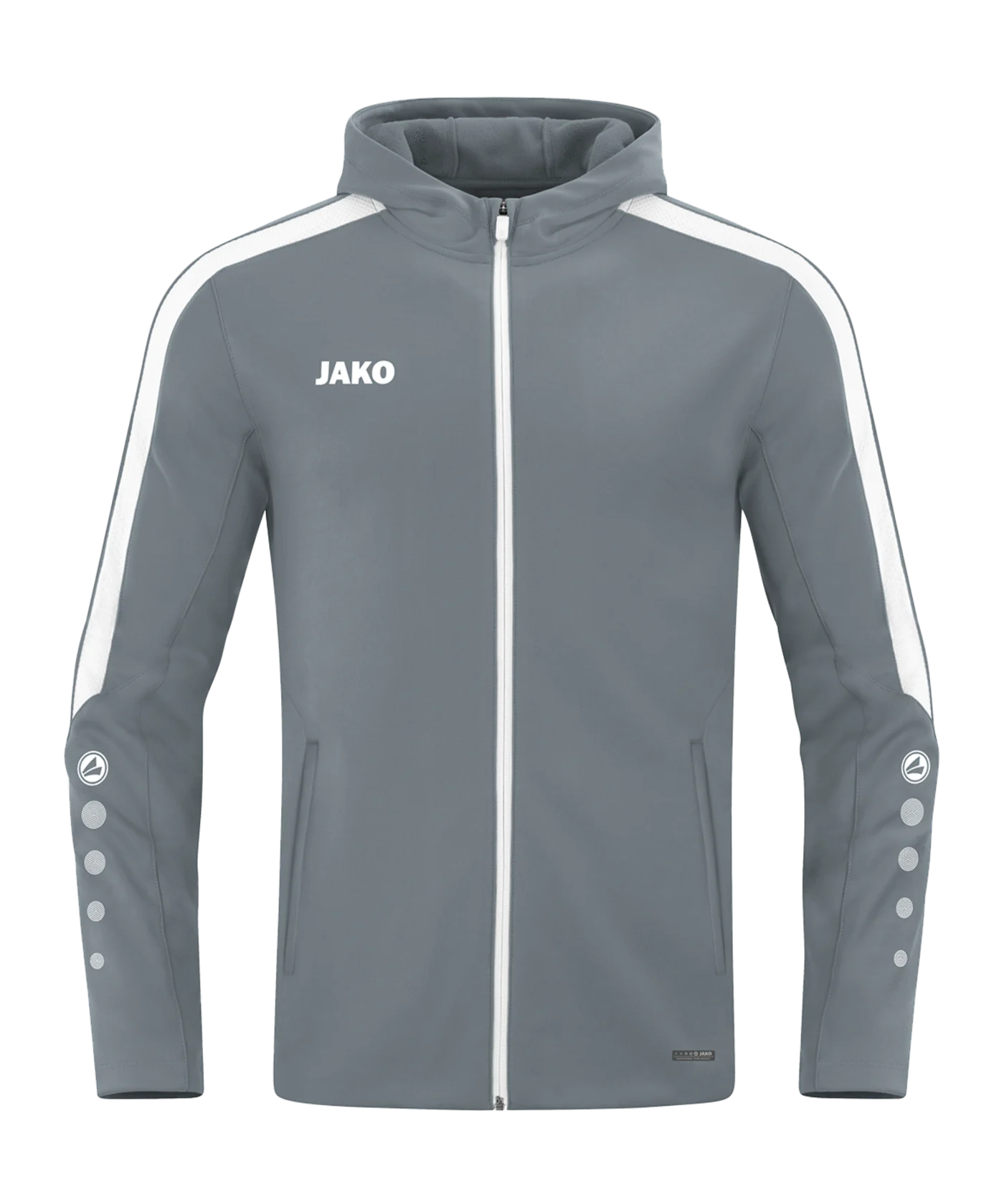 JAKO Power Kapuzenjacke Kids Grau F840