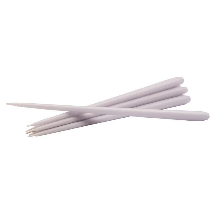 Stoff Nagel - Kerzen by Ester & Erik (6er-Set), light lavender