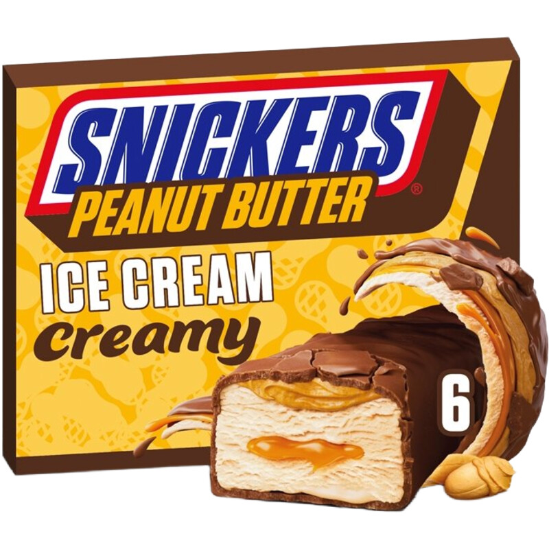 Snickers Peanut butter ice cream creamy