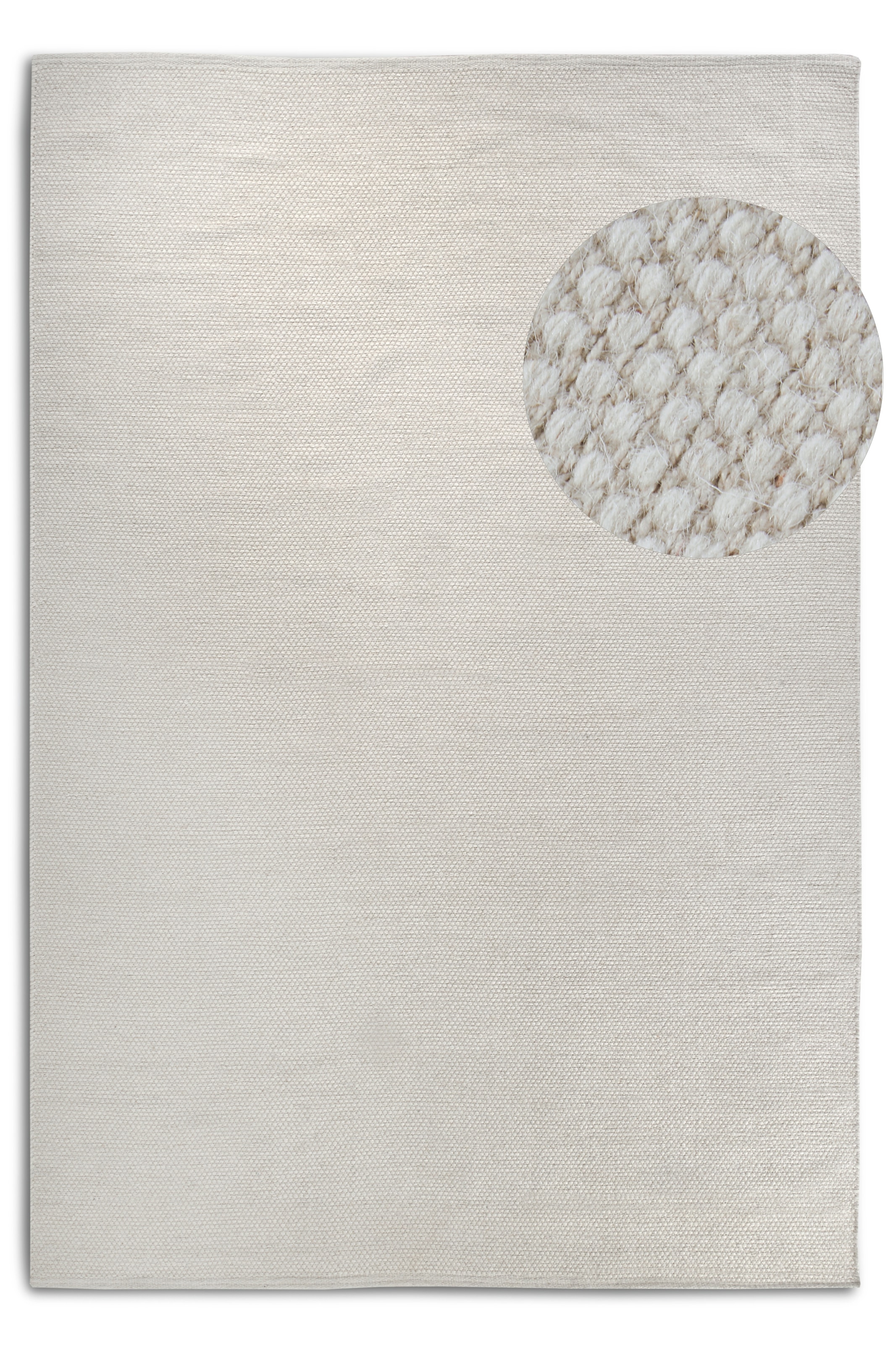 ELLE DECORATION Wollteppich »Pradesh« rechteckig 10 mm Höhe Handgewebt, Wolle, Natur, Läufer, Wohnzimmer, Schlafzimmer, Skandi