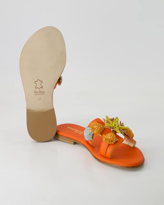 Konstantin Starke PS656 Pantoletten in Orange