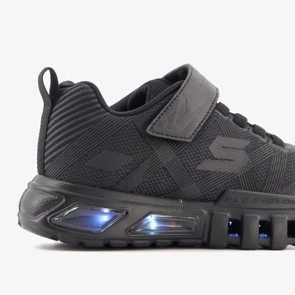 Skechers Flex-Glow kinder sneakers zwart
