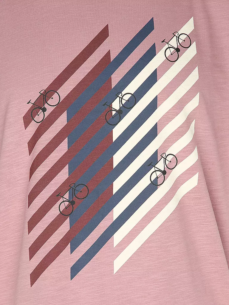 GREENBOMB T-Shirt GUIDE BIKE GRID rosa