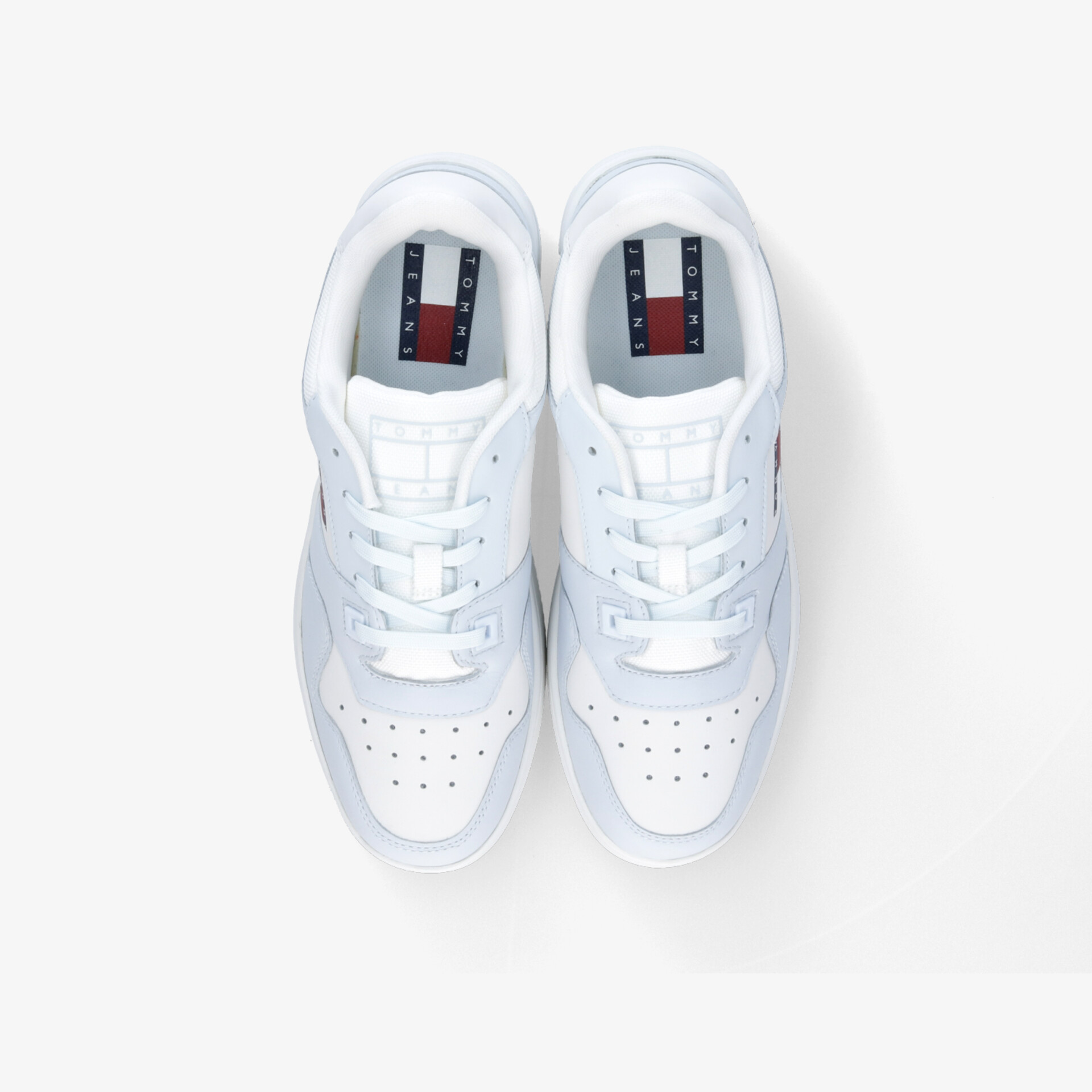 TOMMY JEANS RETRO BASKET Damen Sneaker Low weiß
