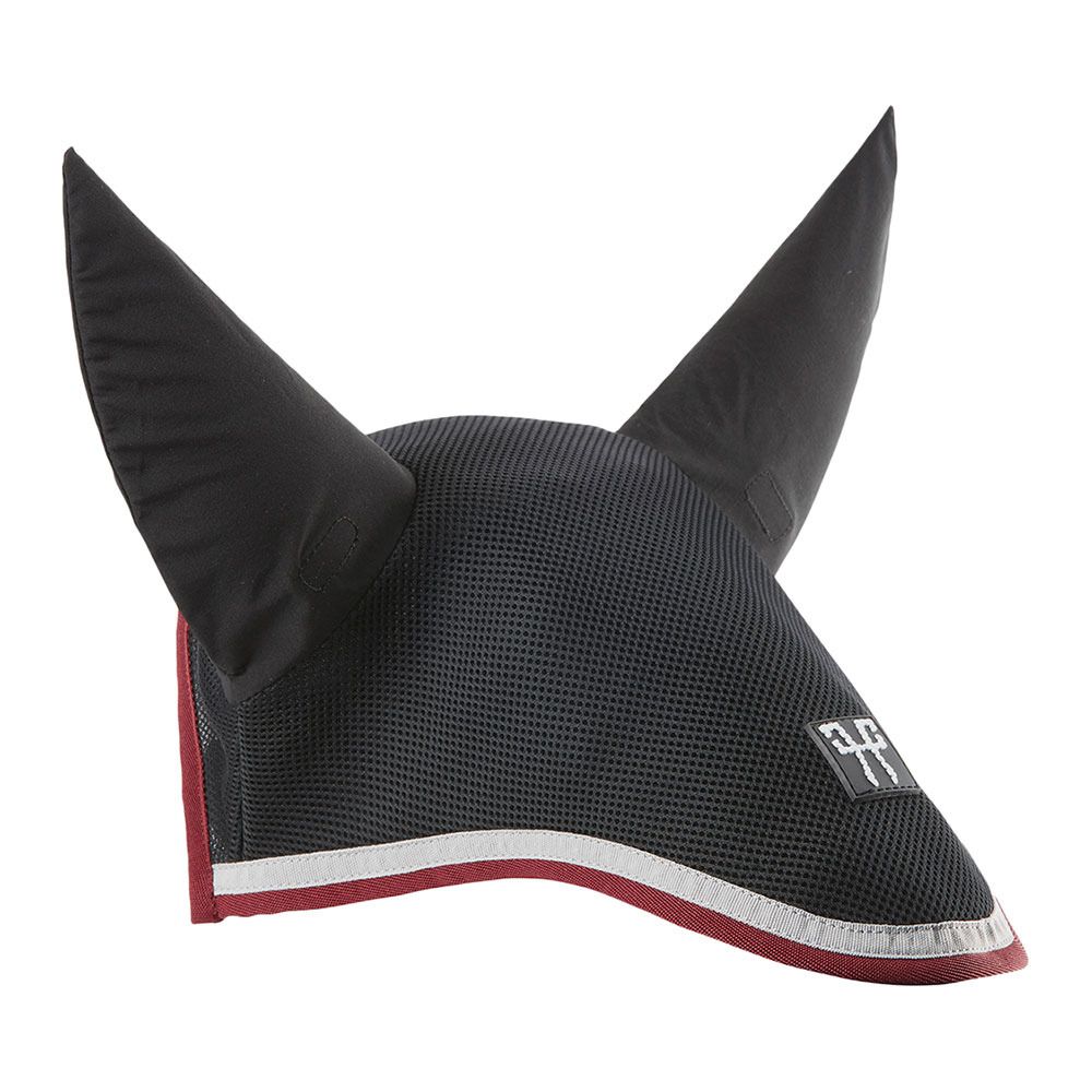 Horse Pilot EARNETS - Bonnet anti-mouches black/dark red