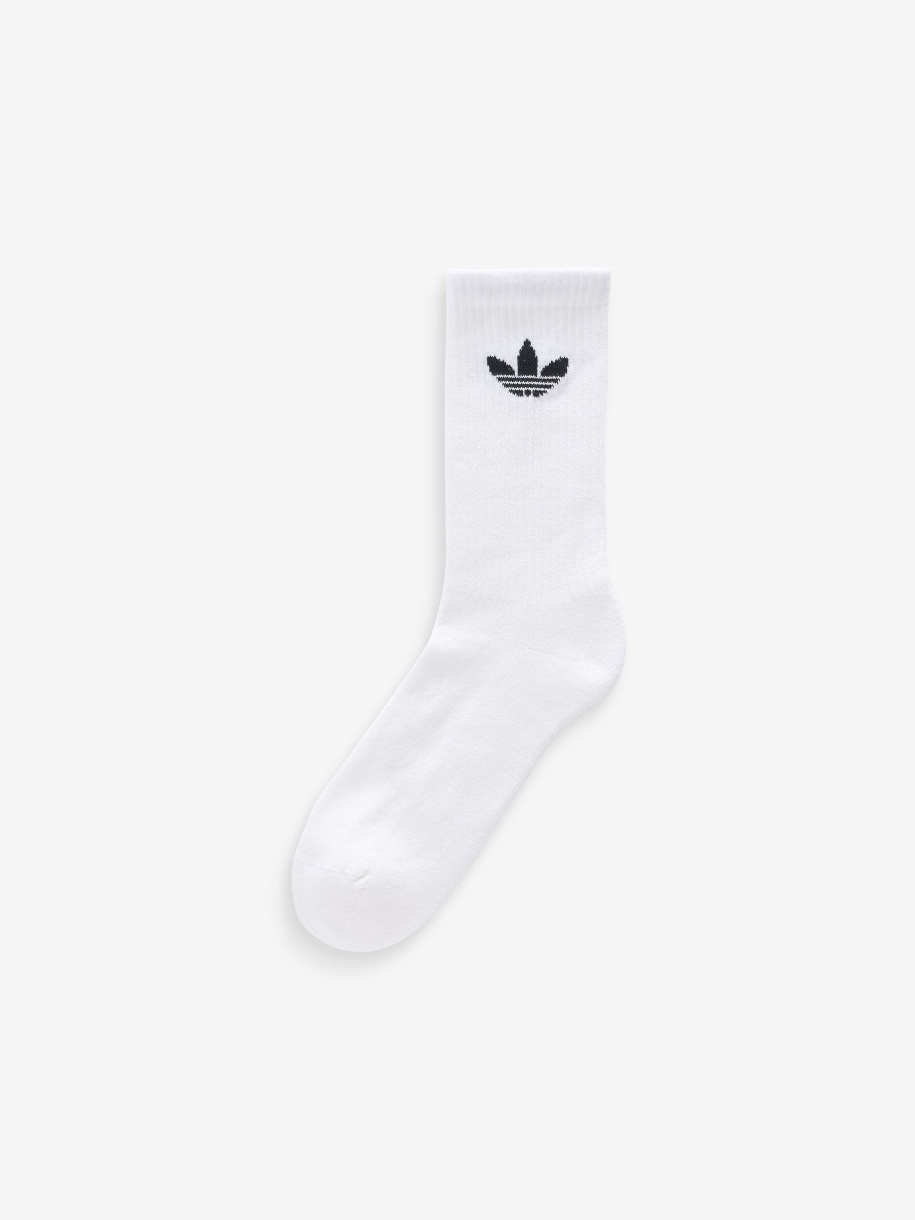 Zwart - adidas Originals verpakking van 3 Trefoil enkelsokken