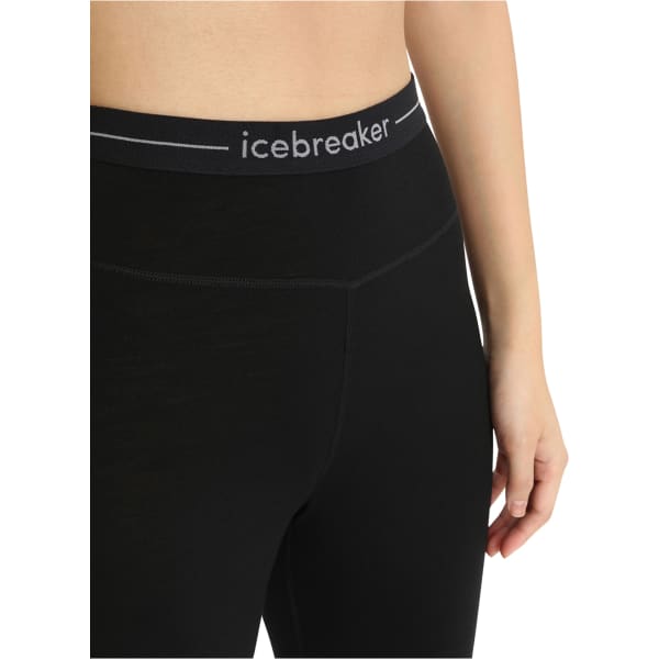 Collant thermique ICEBREAKER W MERINO ZONEKNIT 200 BLACK/JET HTHR/CB