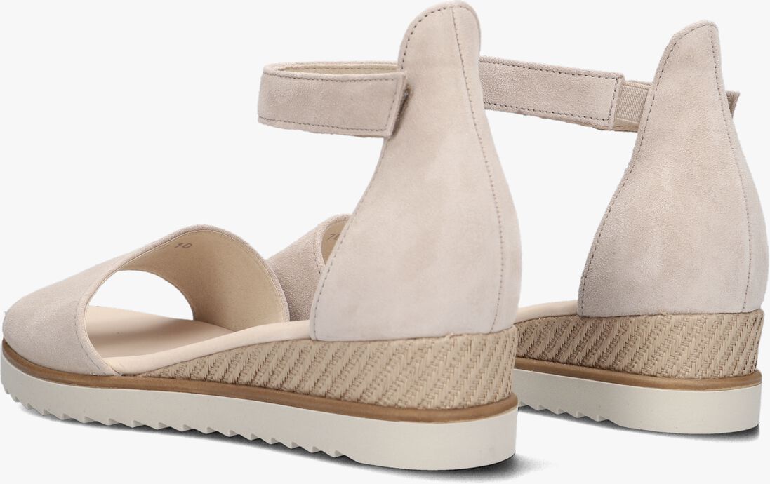 beige gabor sandalen met hak 780.2