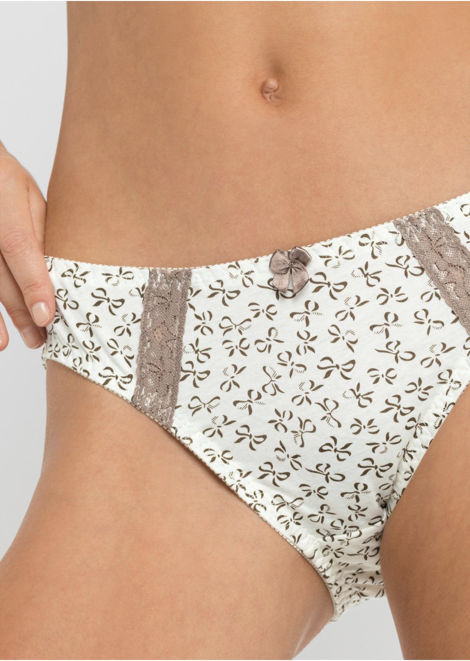 Lot de 3 slips à imprimé féminin