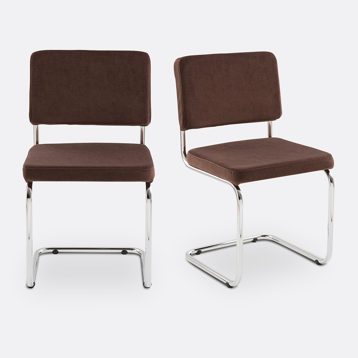 LA REDOUTE INTERIEURS<br>Conjunto de 2 cadeiras de veludo Sarva
