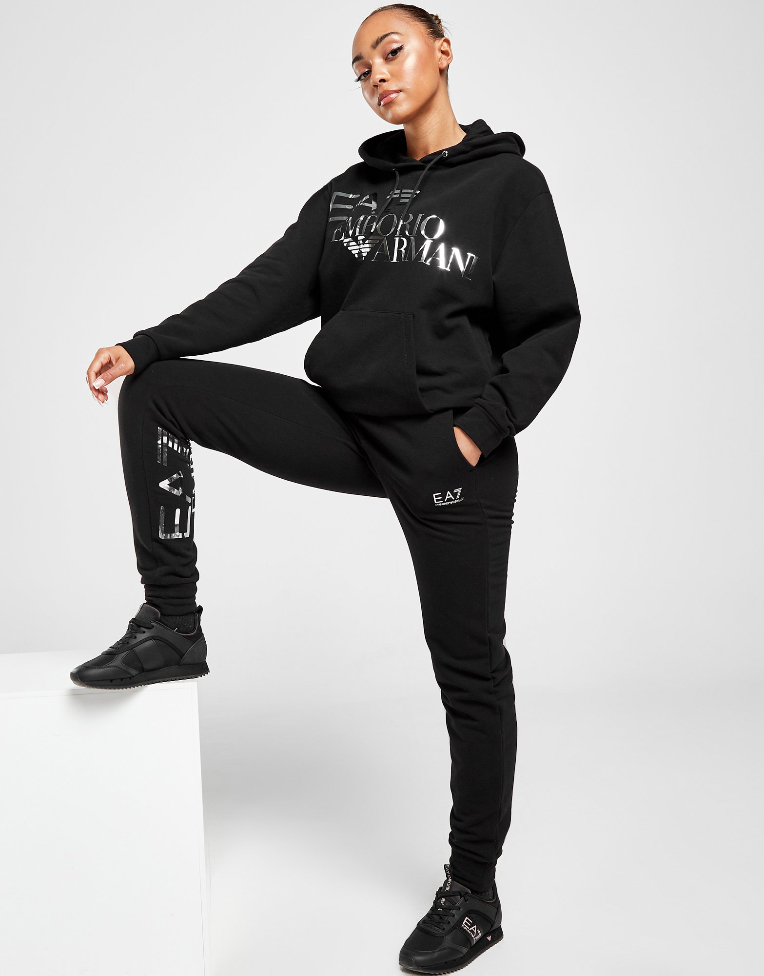 Emporio Armani EA7 Pantalon de jogging Shine Femme