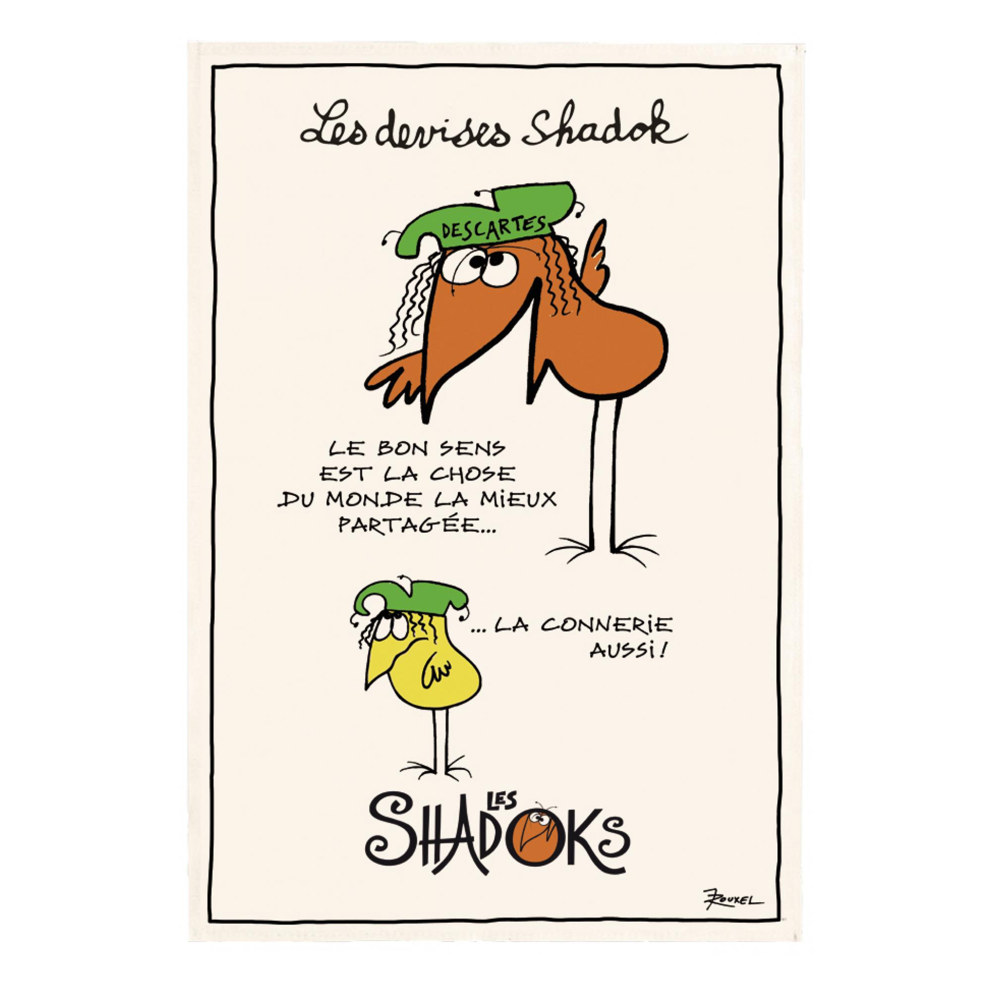 Torchon shadoks le bon sens