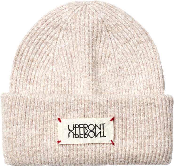 UPFRONT UNRAVEL Classic Beanie Snow white