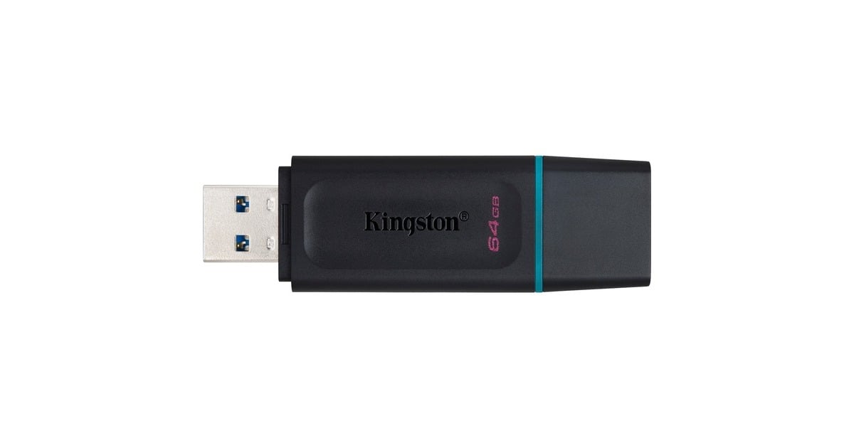 KingstonDataTraveler Exodia 64 GB usb-stick  (Zwart/turquoise, DTX/64GB)