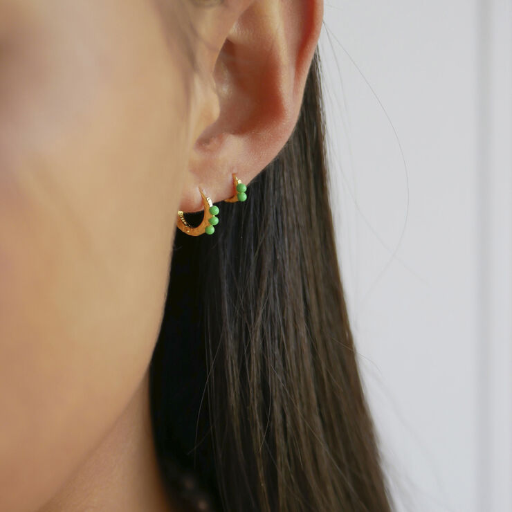 ENAMEL Copenhagen Hoops, Paula 6 mm Grass green