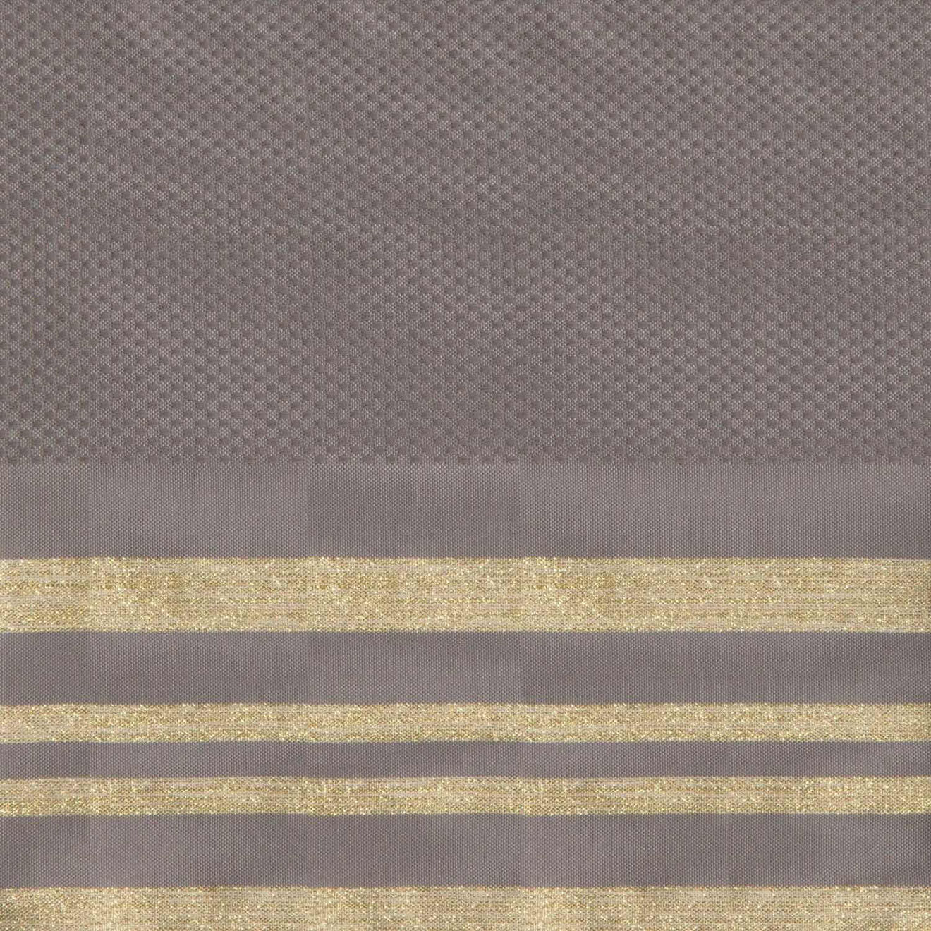 Febronie Fouta Nid d'Abeille Lurex Hamptons taupe clair/doré - 100x200 cm