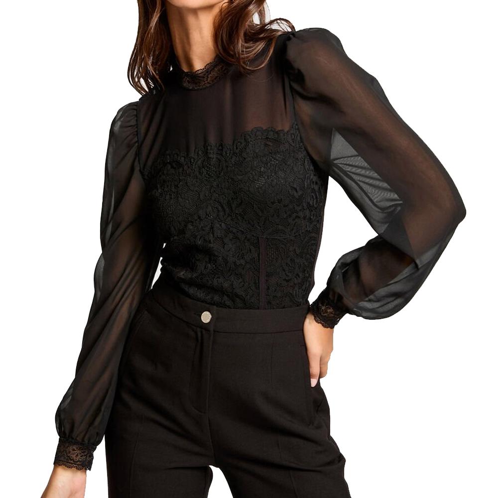 Morgan Body Noir Dentelle Femme Morgan TWIST