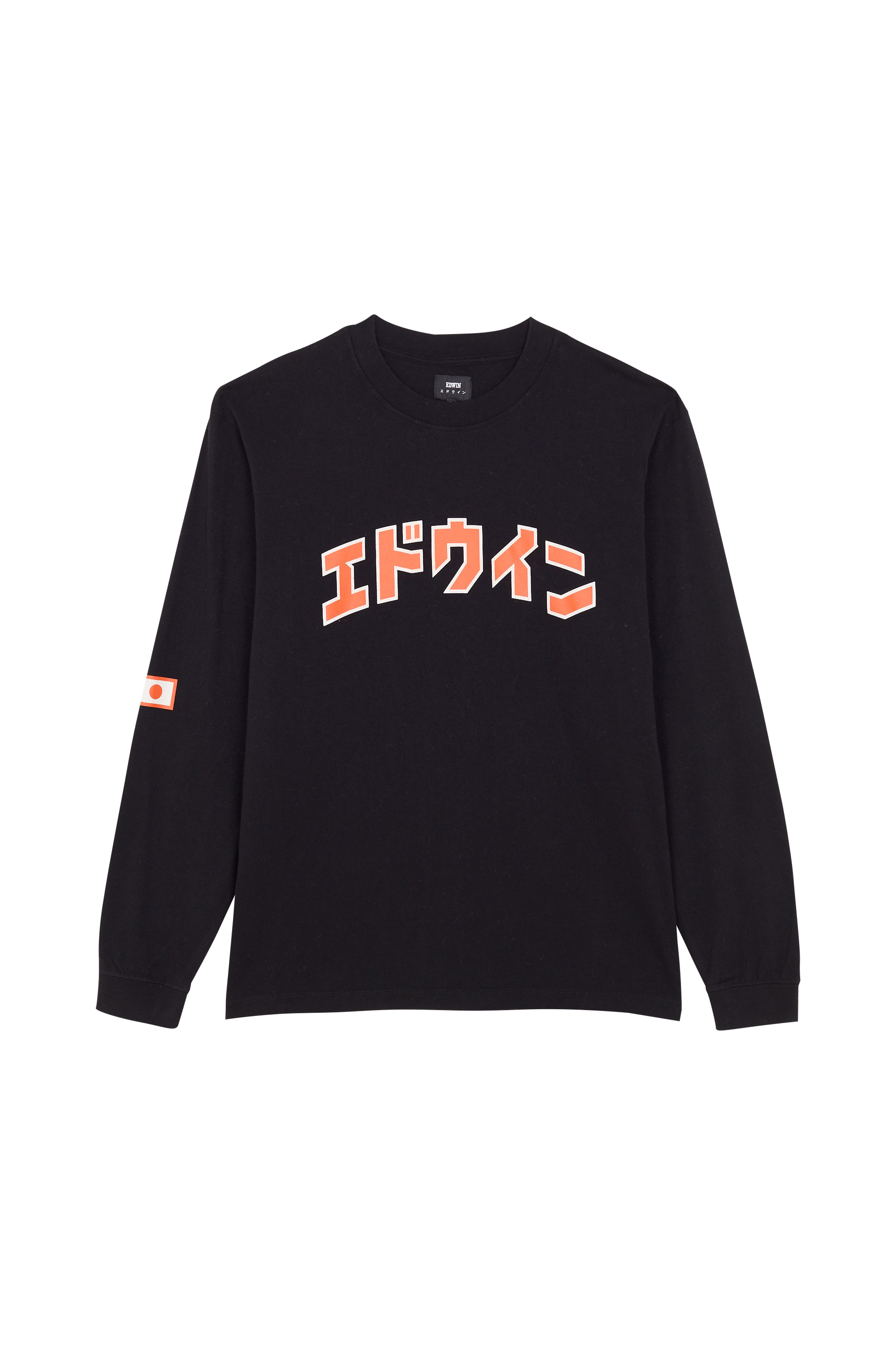 EDWIN T-shirt  Katakana Retro TS LS Noir
