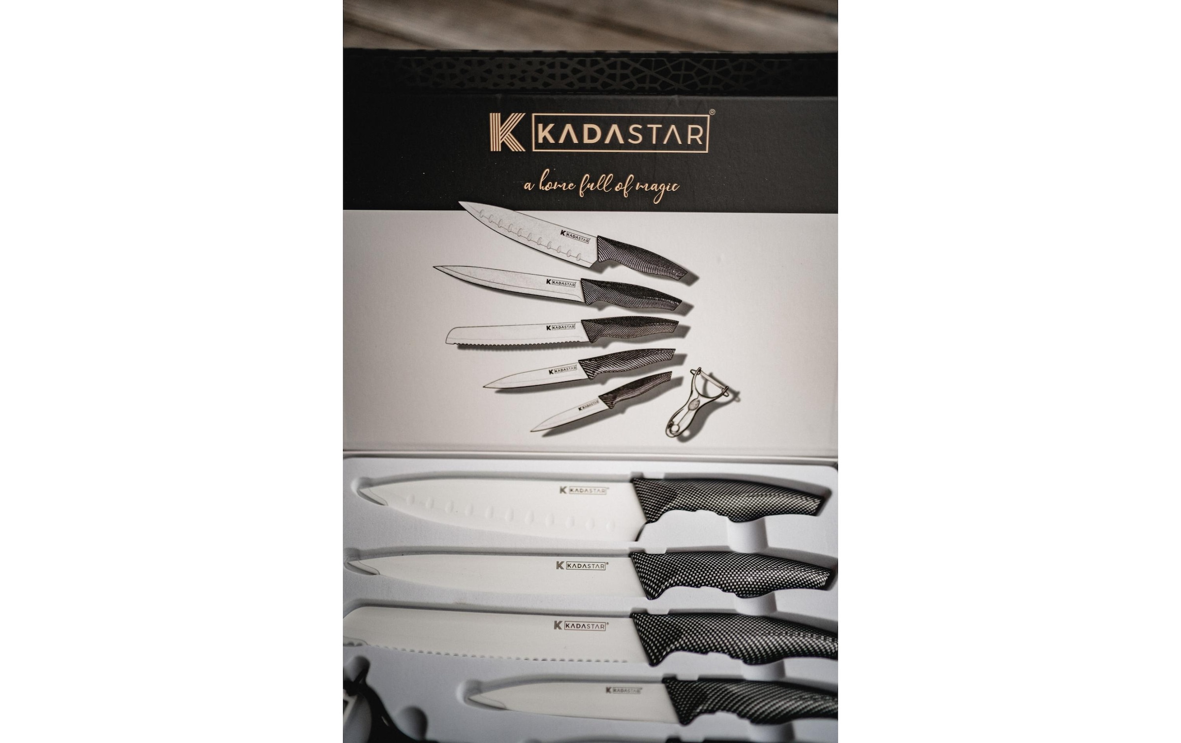 Kadastar Messer-Set »Premium White 6«