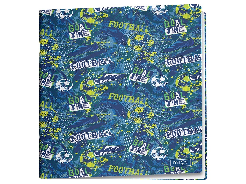 CADERNO A4 PAUTADO 48 FOLHAS 80G MITOS GOAL TIME