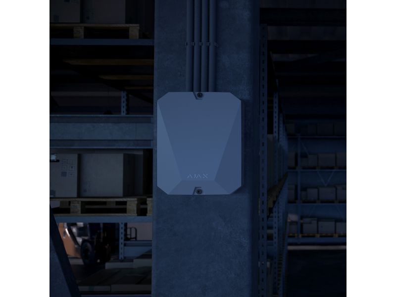AJAX Baseline MultiTransmitter Jeweller Weiss Funkmodul für die Integration von Geräten von Drittanbietern in das Ajax System