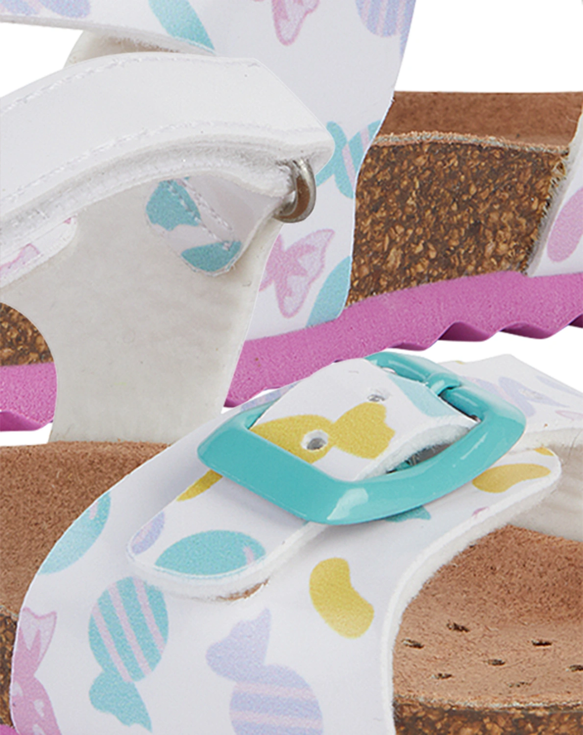 Sandalen B S. CHALKI G. A BONBONS in white/multicolor