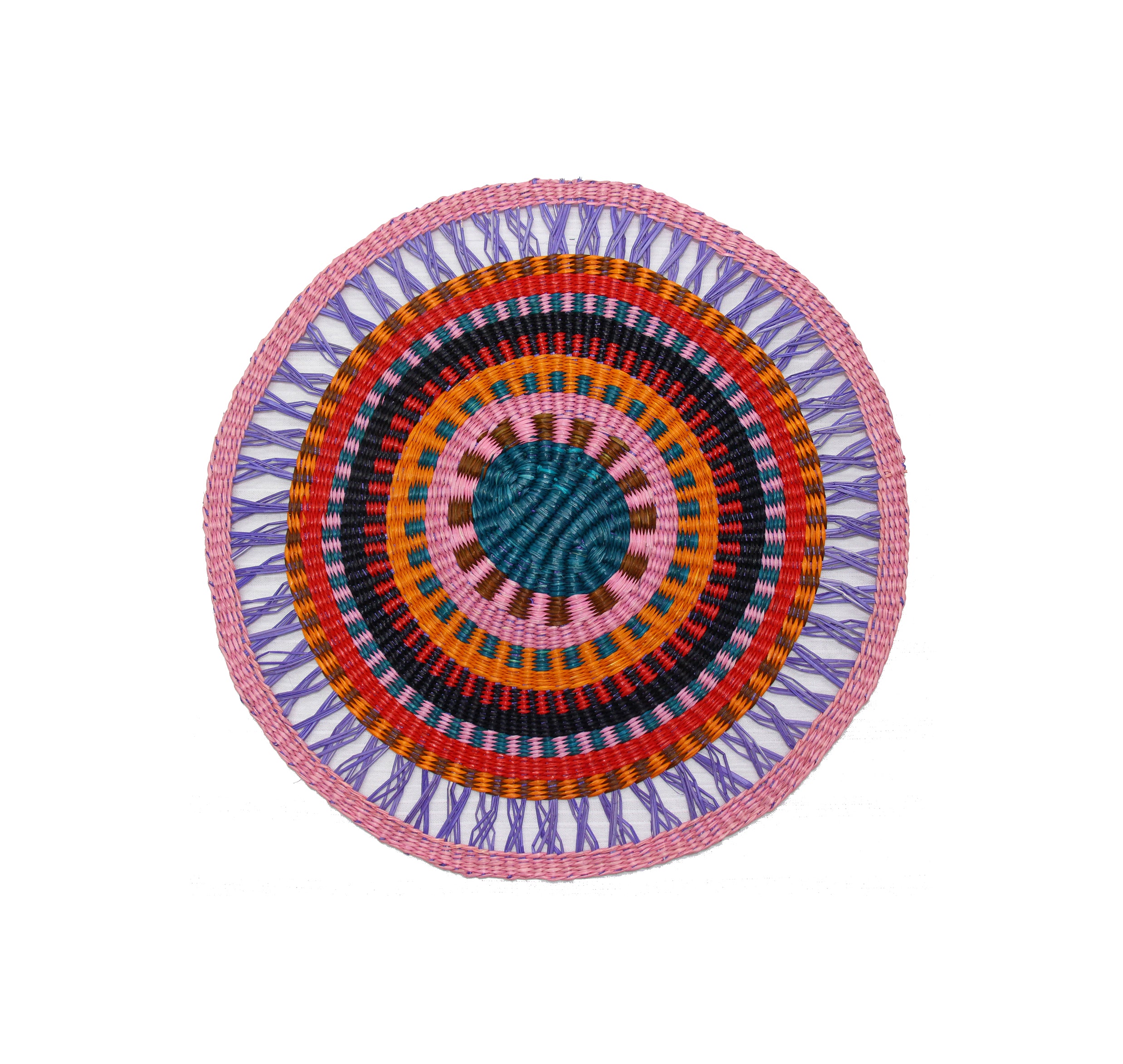Sets de table ronds dans les tons de violet (lot de 2)