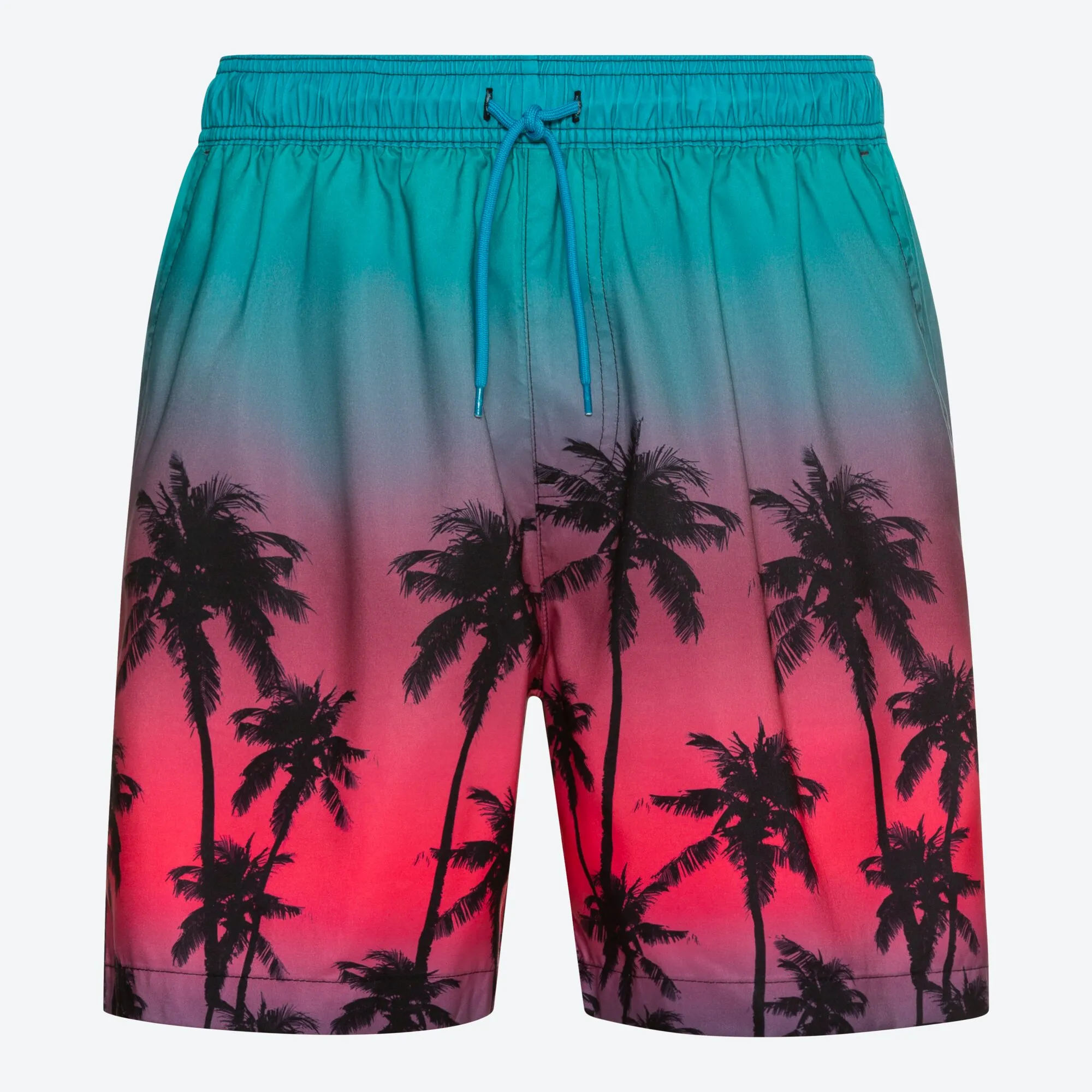 Herren-Badeshorts mit Farbverlauf