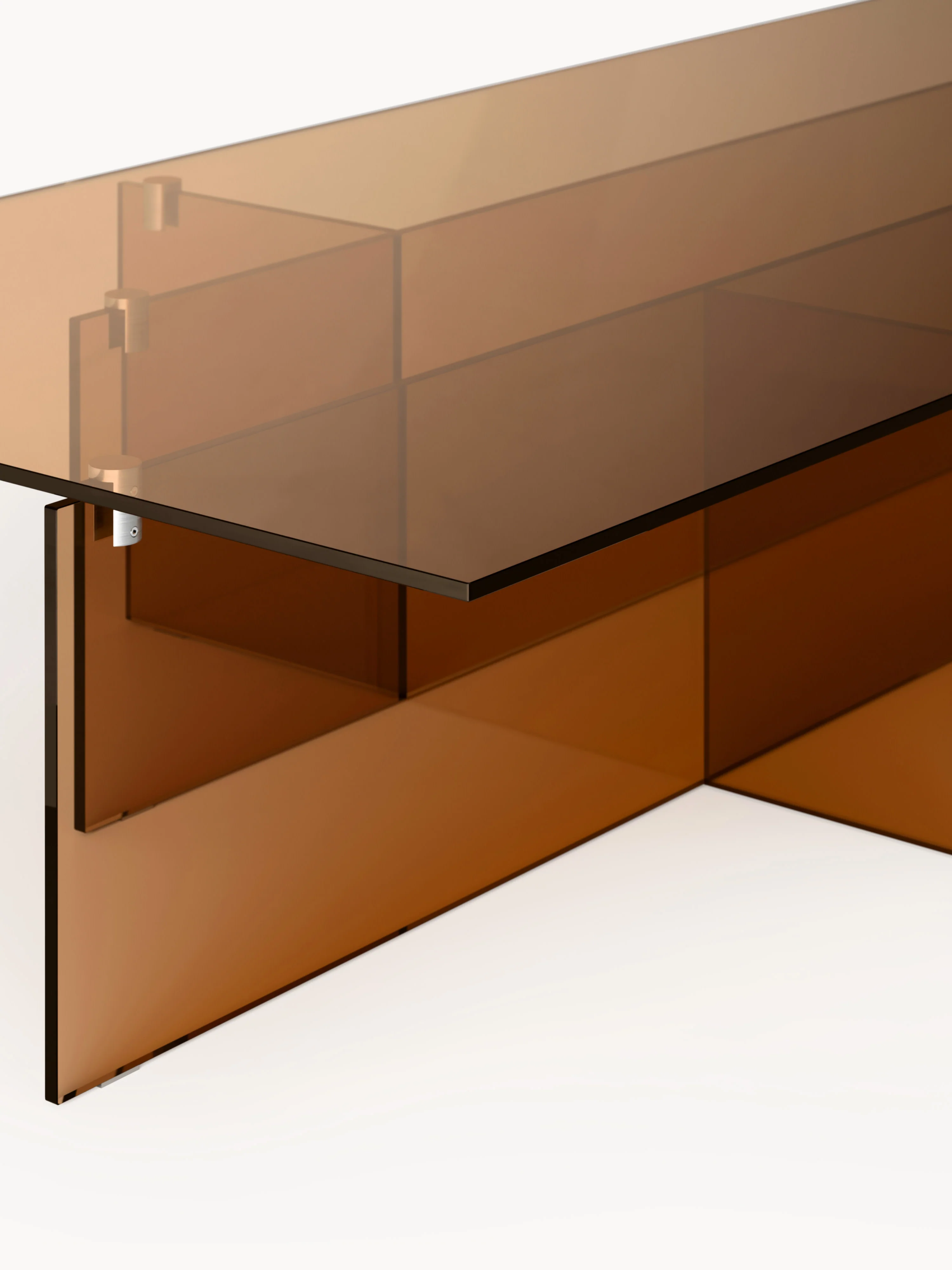 Grote glazen salontafel Anouk, B 160 cm