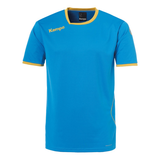 Curve Camiseta Kempa Azul/dourado Kempa