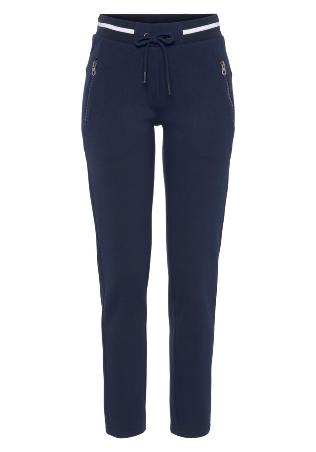 KangaROOS Jerseyhose  mit Piqué-Struktur und Streifen-Detail