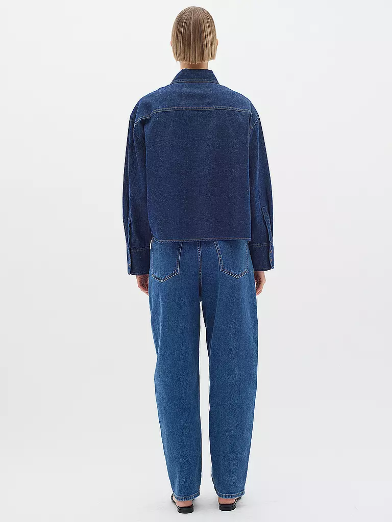 IN WEAR Jeansbluse JAYAIW dunkelblau