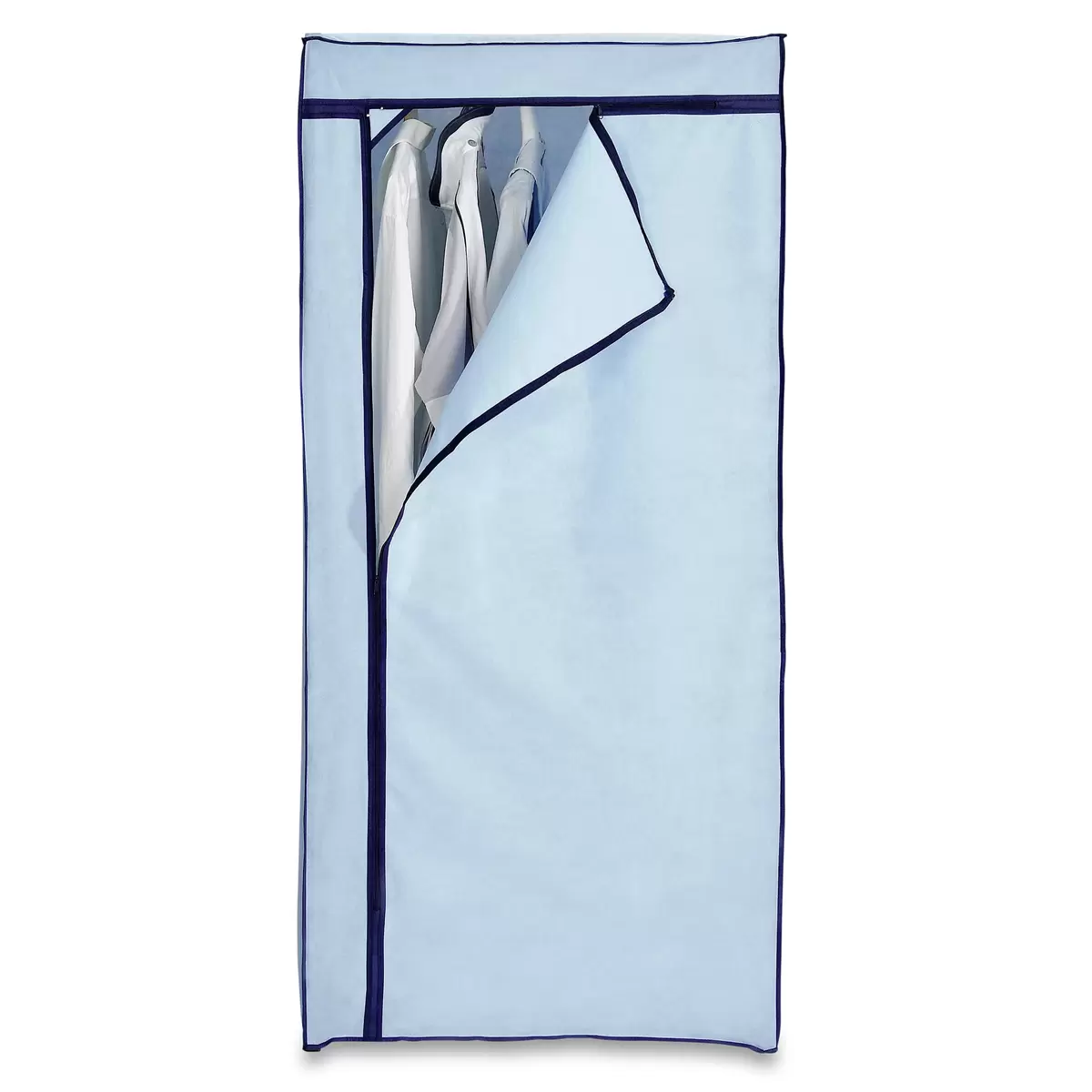 Stoffschrank Fancy blau,schwarz