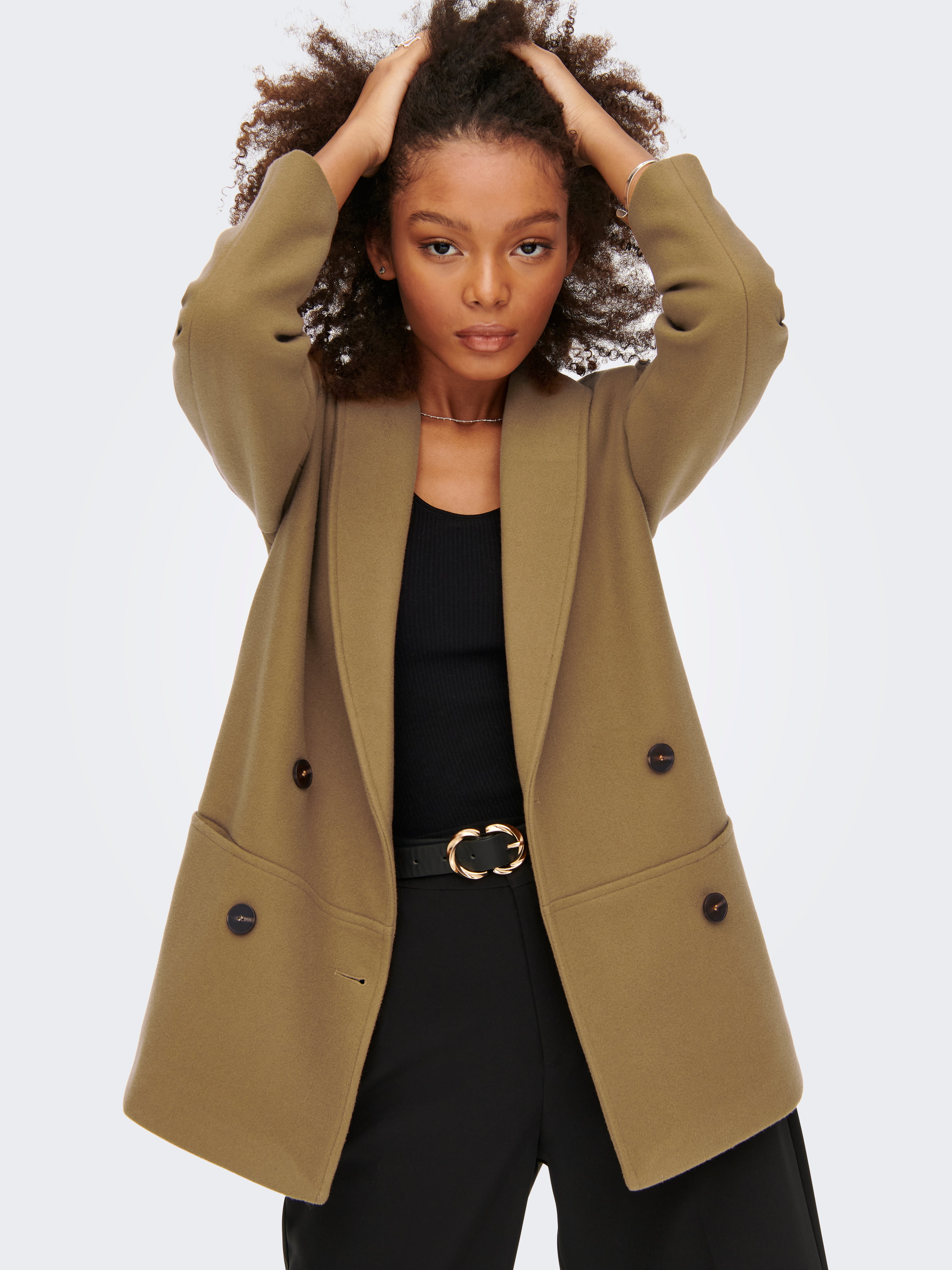 OPMTAKI Blazer Toasted Coconut