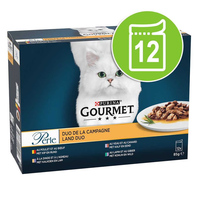 Lot mixte Gourmet Perle 12 x 85 g