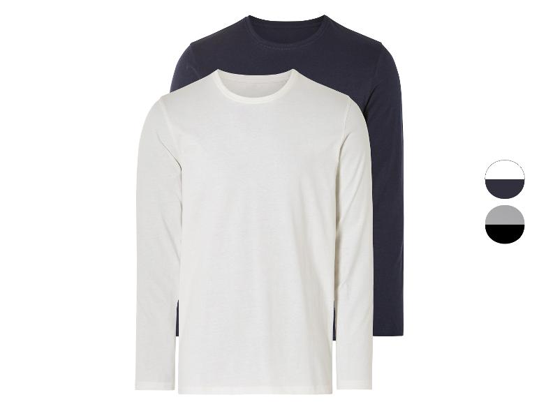 2 heren shirts met lange mouwen