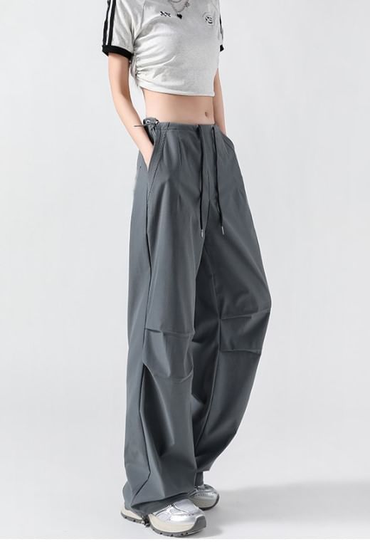 Strawolf - Harem Parachutebroek met Trekkoord Taille