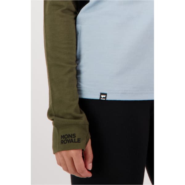 Collant thermique MONS ROYALE W YOTEI BF HIGH NECK RIVERBED