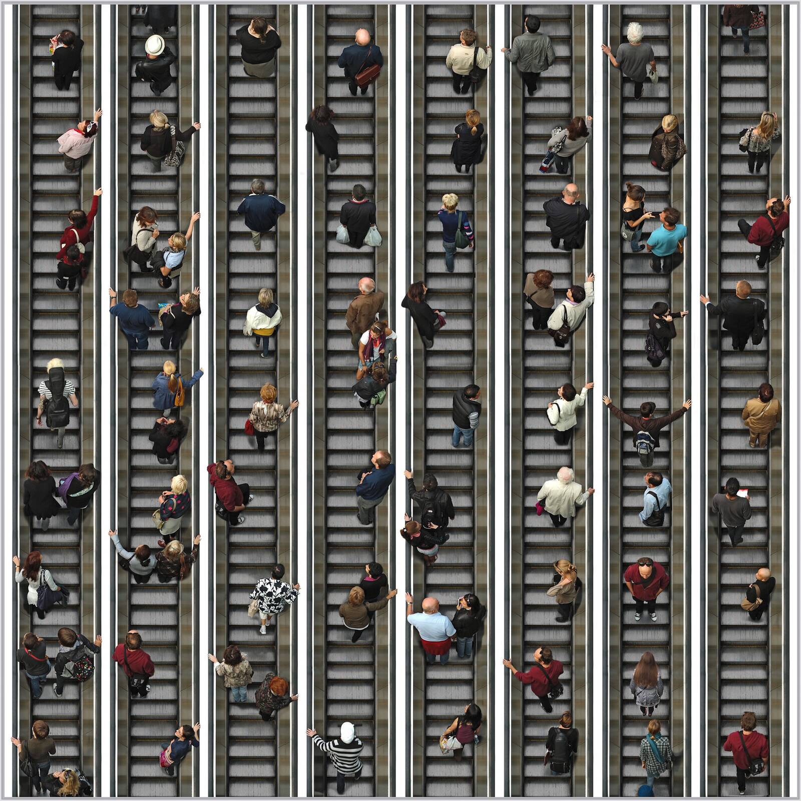 Escalator I by Michael Michlmayr - Limited Edition. Edition of: 150. Signed.