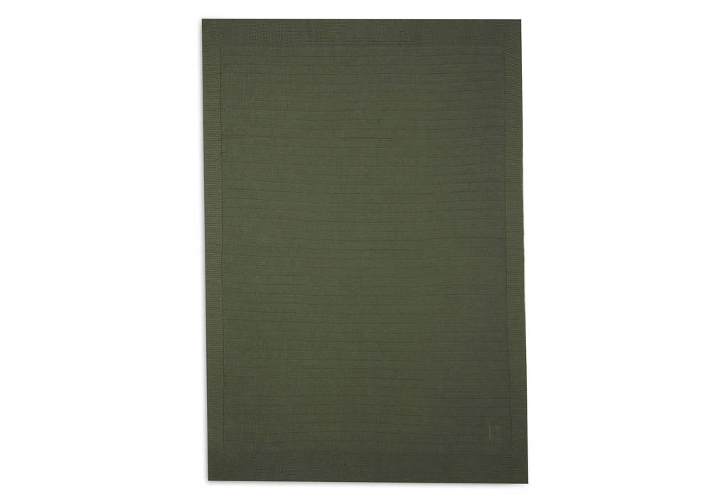 ledikantdeken Pure Knit Leaf Green