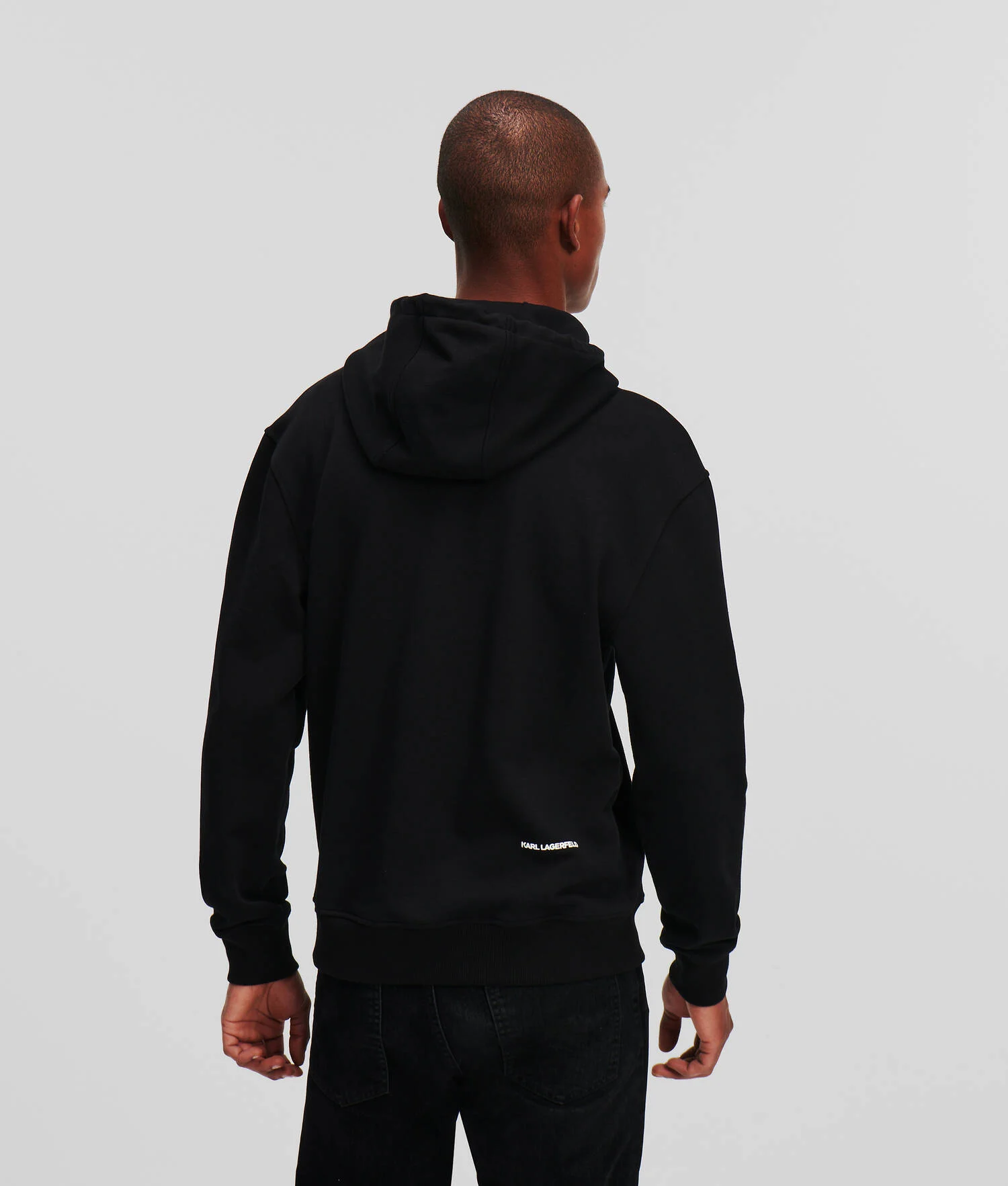 SWEAT À CAPUCHE AVEC LOGO KARL DÉGRADÉ