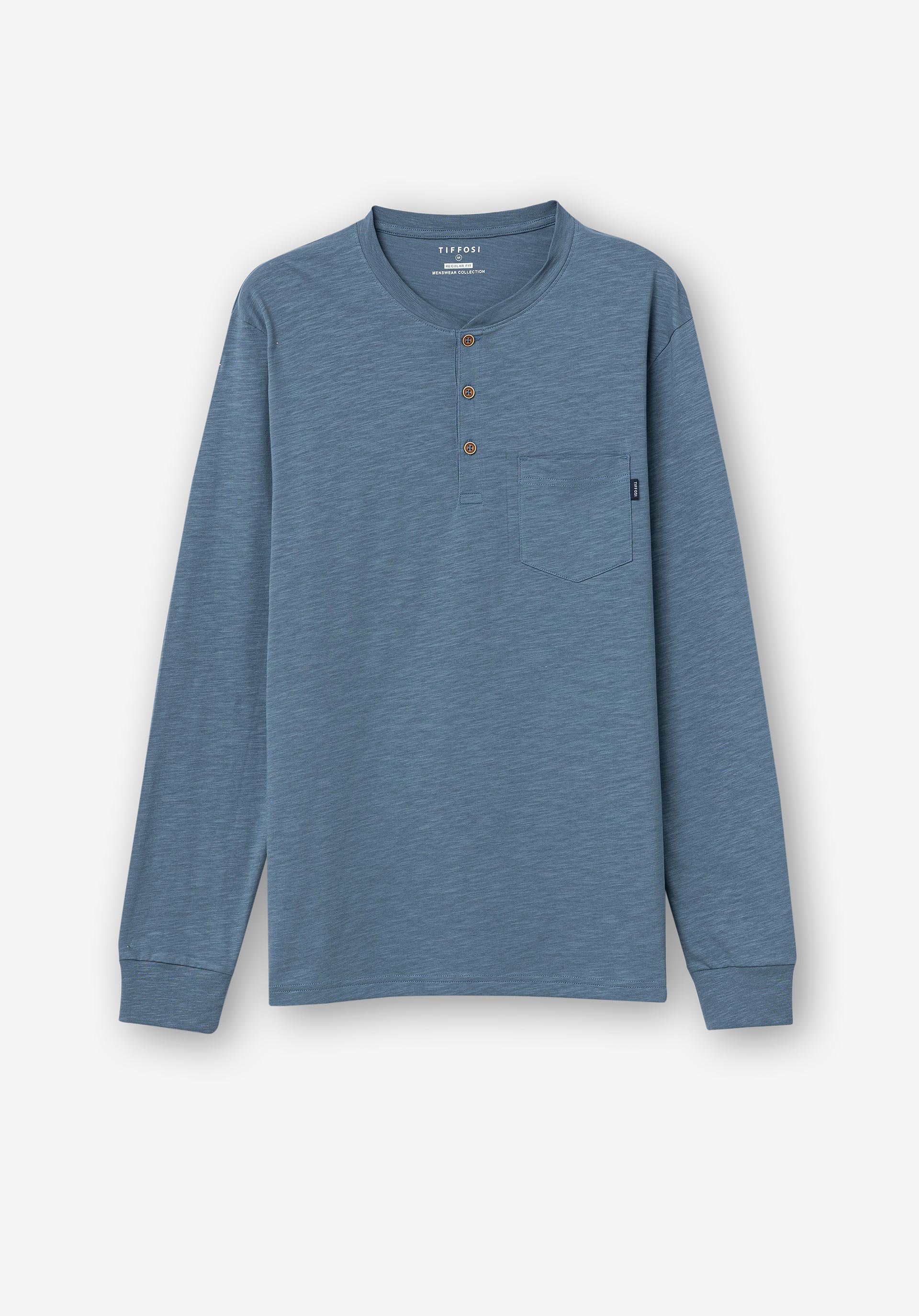 T-shirt Básica com Bolso