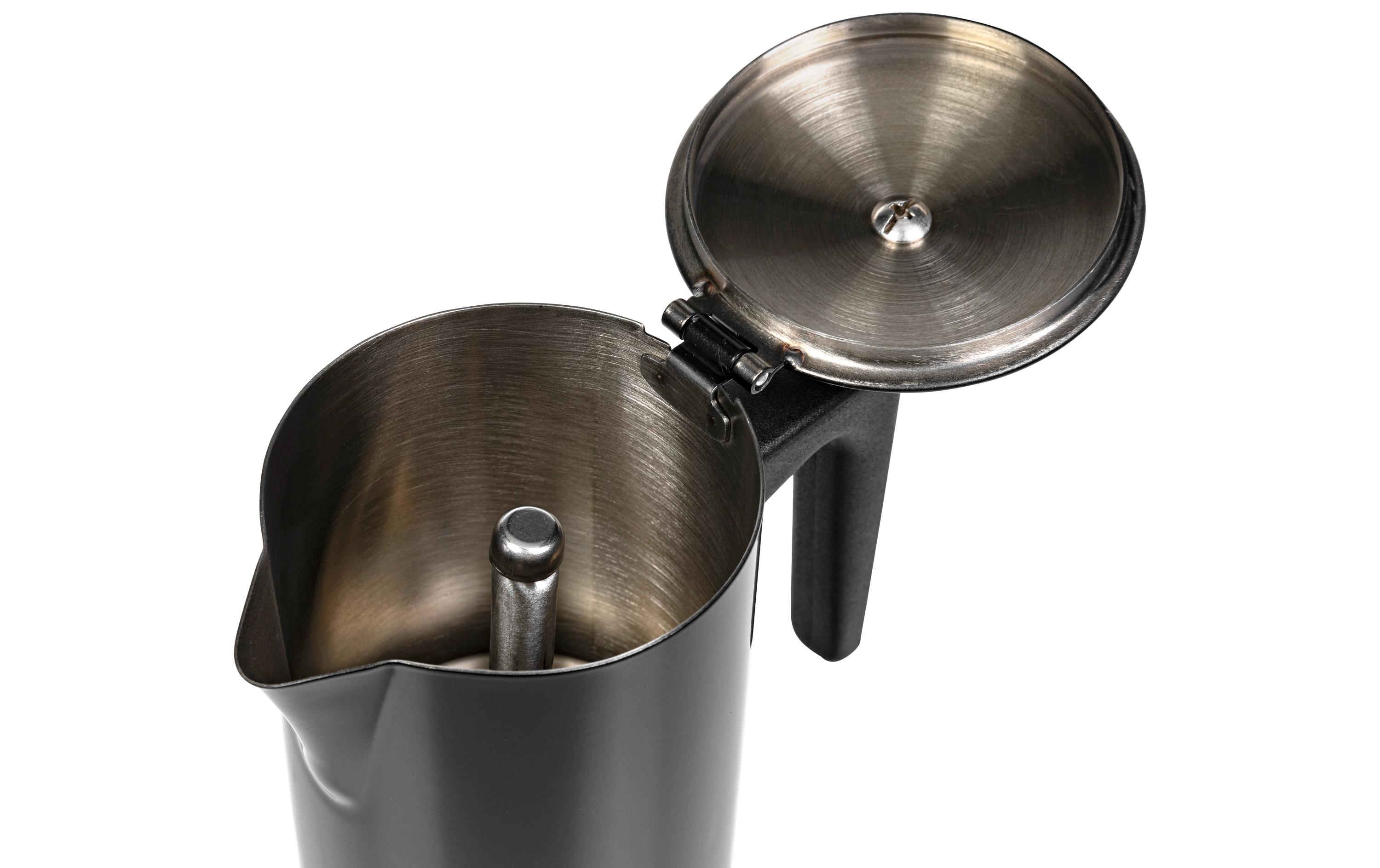 Espressokocher Chicchi 4 Tassen, SchwarzEspressokanne für traditionelle Kaffeezubereitung