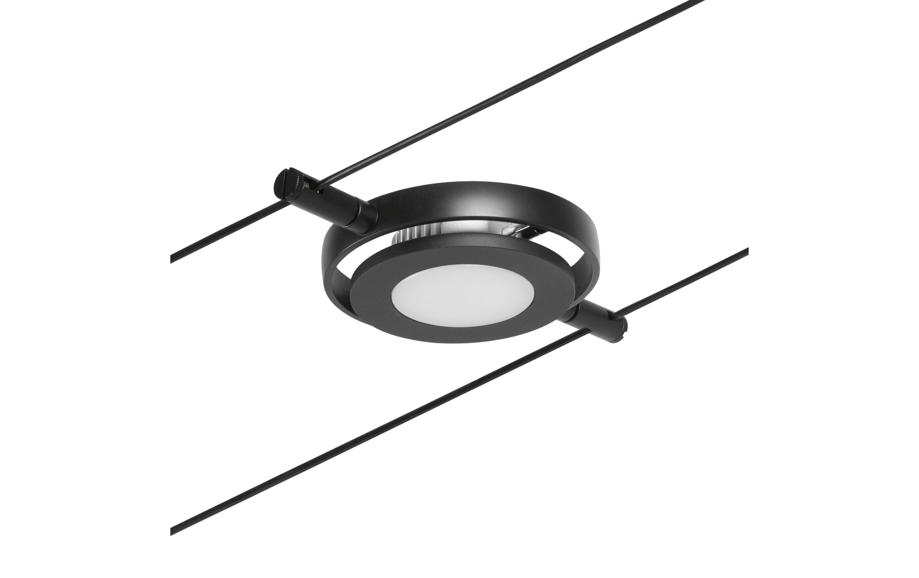 CorDuo LED Seilsystem RoundMac Basisset 5 x 200 lm<br>Schienenlichtschranke