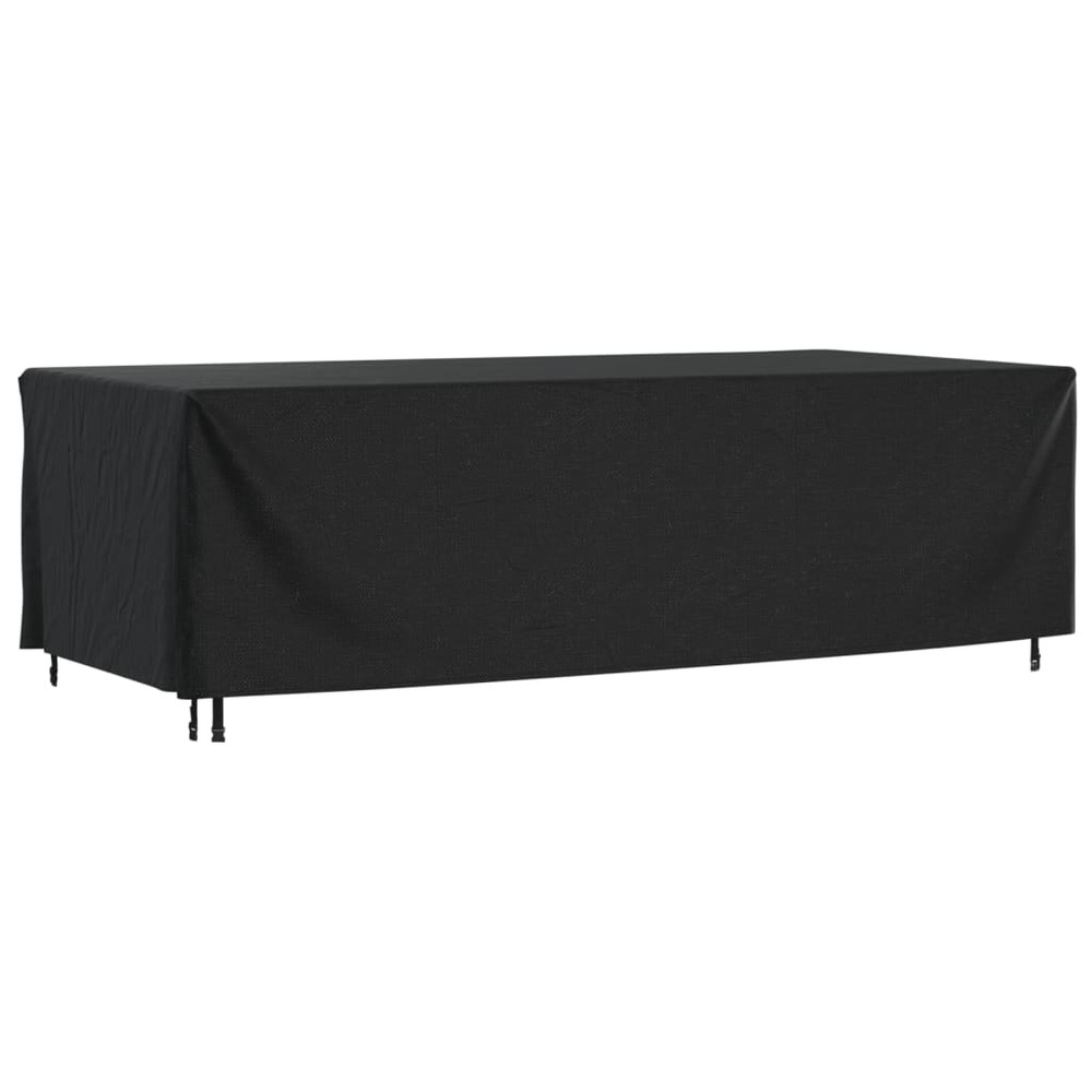 Housse de salon de jardin noir 300x140x90 cm imperméable 420d
